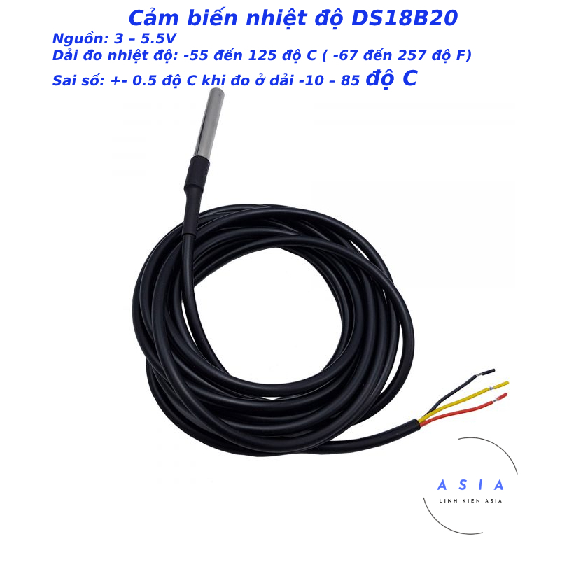 Cảm biến nhiệt độ DS18B20
