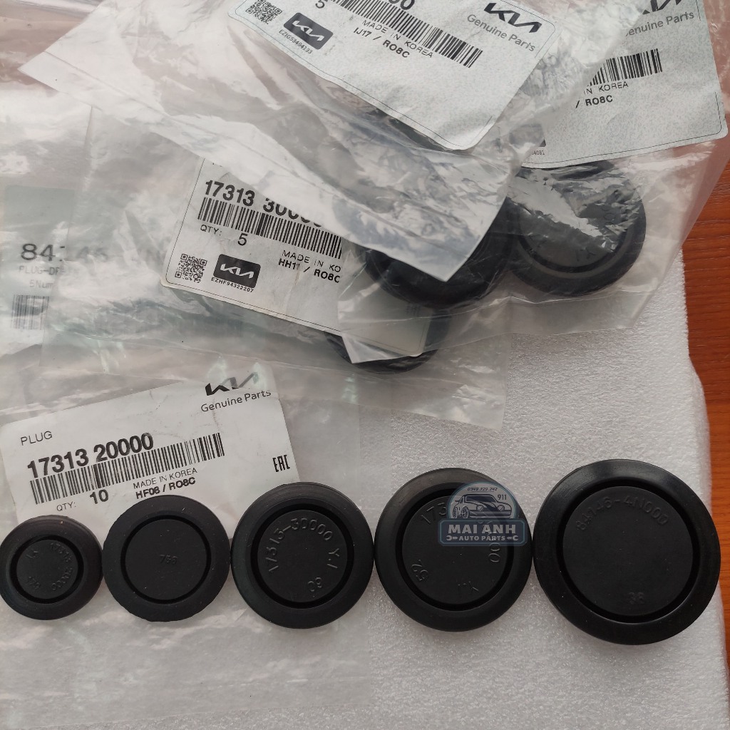 Cao su sườn hốc bánh xe Kia, Hyundai - Đường kính lỗ cần bịt 20mm hoặc 30mm hoặc 35mm - HÀNG XỊN CHÍNH HÃNG
