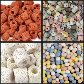 Combo vật liệu lọc sứ lọc mix màu hiệu quả cho bể cá, bể thủy sinh