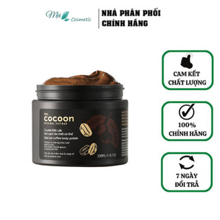 Cà phê đắk lắk làm sạch da chết cocoon 200ml
