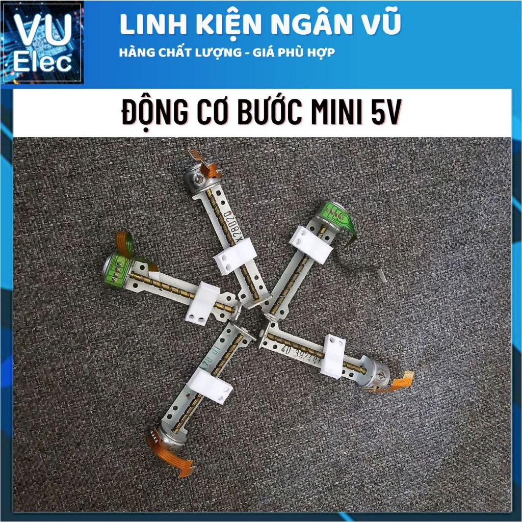 Động Cơ Bước Mini CNC 5V 90MM