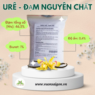Gói 1kg  Phân Urê (Đạm) nguyên chất bổ sung đạm u rê cho cây (Vườn Sài Gòn - Vuon Sai Gon), lá cành nhánh xanh tốt