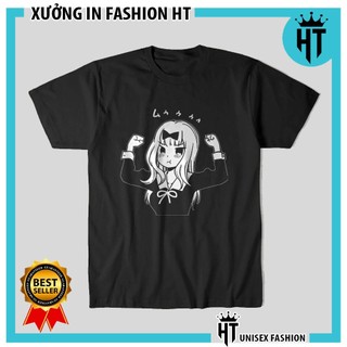 Áo thun Kaguya-sama Love is War Chika (Black/White) ngắn tay