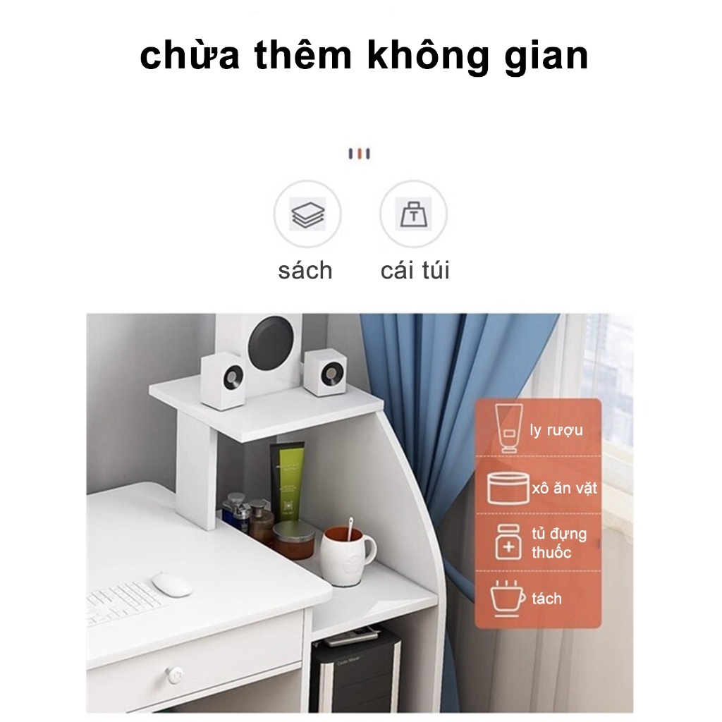 BMZAR Bàn Làm Bàn gaming Việc Bàn học Bàn máy tính tập làm việc hắc chắn Lưu trữ đa dạng Dễ lắp ráp | BigBuy360 - bigbuy360.vn