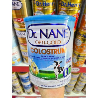 Sữa non dr nane colostrum 0+, 1+ lon 800g-date mới