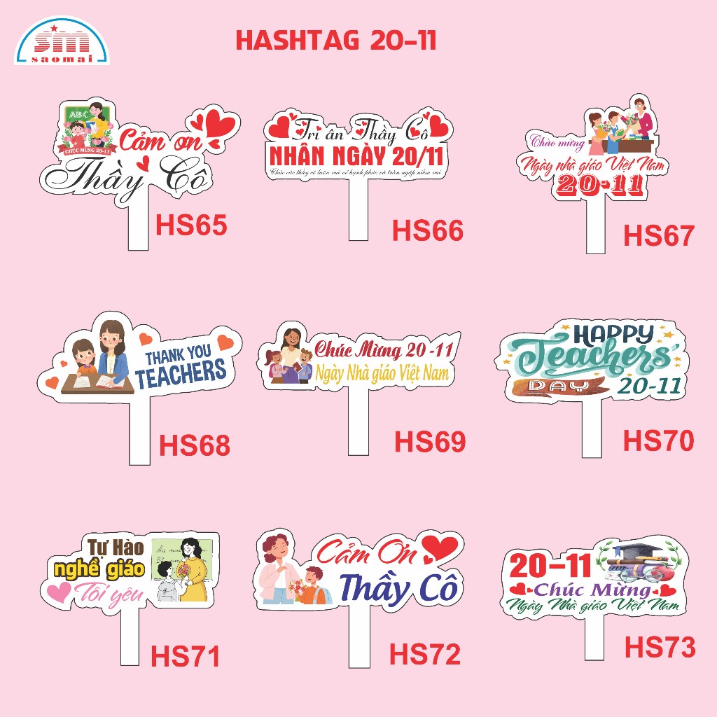 Hashtag cầm tay 20/11