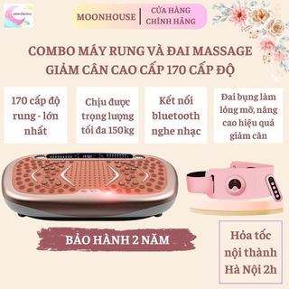 Máy massage toàn thân 120 cấp độ, máy rung tập thể dục giảm béo tăng cường sức khỏe , máy rung lắc toàn thân tại nhà