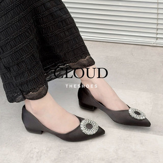 Giày búp bê đính khoá hạt