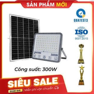 Dp15.300 đèn pha chống chói năng lượng mặt trời 300w kitawa