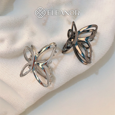 Kẹp tóc nữ Eleanor Accessories dáng hồ điệp phụ kiện tóc kẹp càng cua 7017