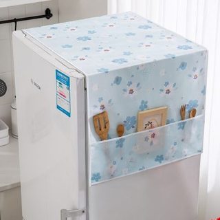 Khăn phủ tủ lạnh chất liệu nilon KT 129x54cm (ảnh thật)