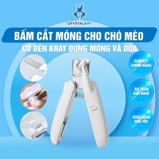 Bấm Cắt Móng Cho Thú Cưng Có Đèn LED Kèm Theo Dũa - Crystal Bay
