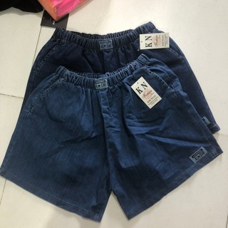 Quần đùi jean nữ lưng thun cao cấp short jean chất vải đẹp có size đại 40-70kg