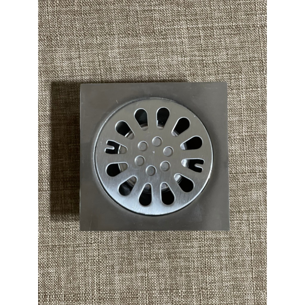 Phễu thoát sàn 10x10cm - Inox 304