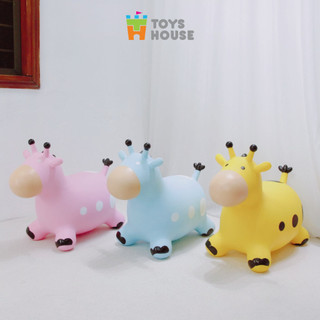 Thú nhún trẻ em hình con hươu Toyshouse - Tiêu chuẩn xuất khẩu Châu Âu EN71 - Đồ chơi vận động cho bé từ 8 tháng