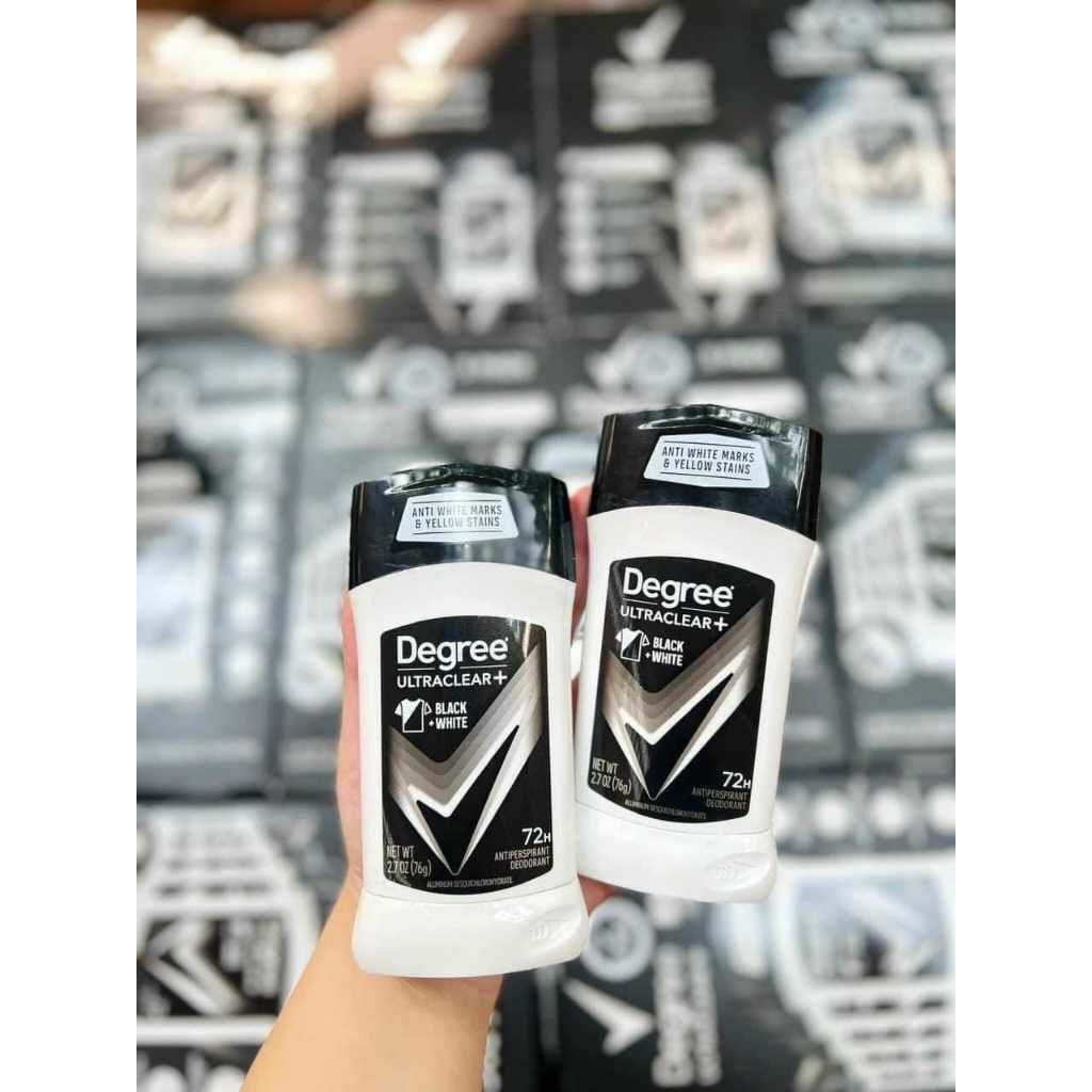 Sáp khử mùi nam Degree Ultraclear Black+White 76g