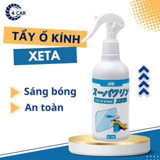 Tẩy ố kính ô tô XETA 300ml, chai xịt tẩy cặn canxi bề mặt kính lái, gương chiếu hậu phủ nano phiên bản mới 2023