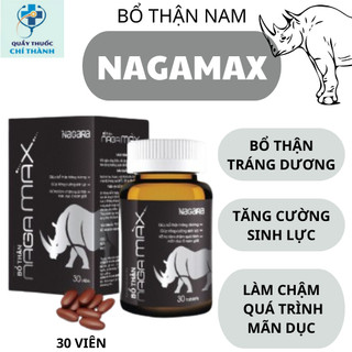 Bổ thận nam nagamax. tăng cường sinh lực. chai 30 viên