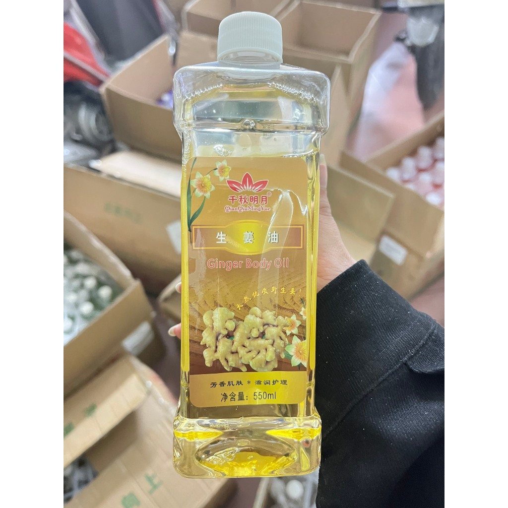 Tinh dầu gừng massage ấm nóng nhẹ, tinh dầu massage body giá tại tổng kho