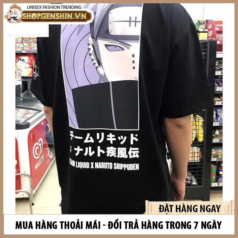 Áo LIQUID X NARUTO AKATSUKI RINNEGAN PAIN