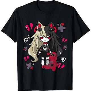 Áo phông unisex cô gái chibi - Áo thun in hình Kawaii Girl