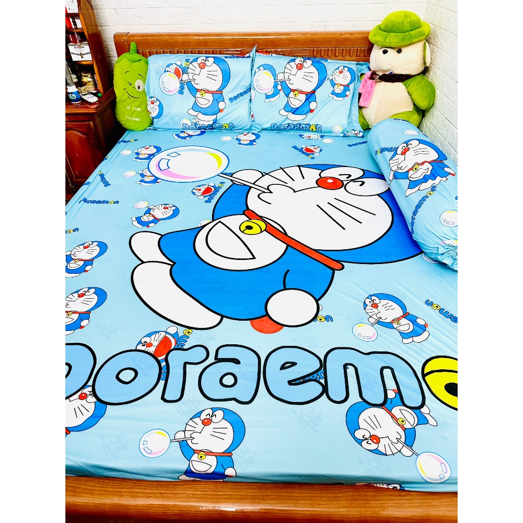 TRỌN BỘ 4 MÓN Ga Gối Thun Lạnh Hàn Quốc trọn bộ 4 món