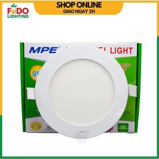 Đèn led âm trần siêu mỏng tròn mpe 6w-9w-12w-18w-24w chính hãng