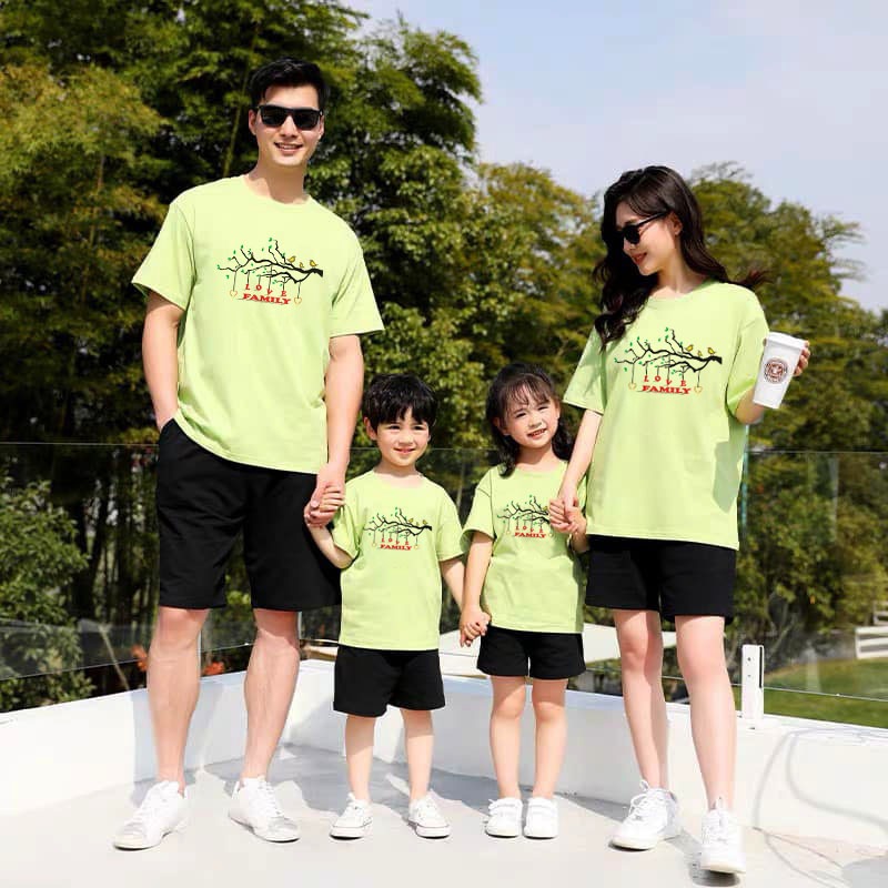 Áo Thun Đồng Phục Gia Đình Đi Chơi Du Lịch 3, 4, 5 Người, Không Quần - GD285 - KTQN TSHIRT AND UNIFORM