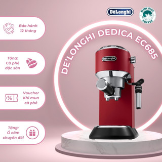 Delonghi ec685 - máy pha cà phê chính hãng fullbox bảo hành 12 tháng - giá tốt kèm quà tặng