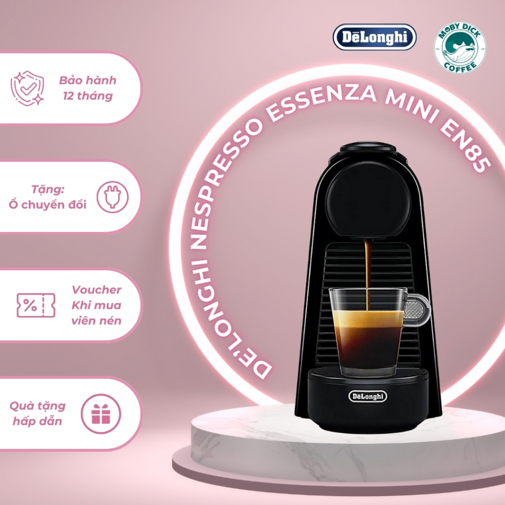Máy pha cafe viên nén Delonghi Nespresso Essenza mini EN85 [Máy chính hãng - BH 12 tháng]