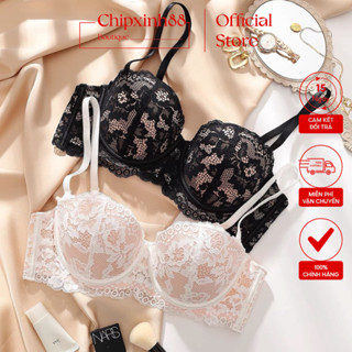 ÁO LÓT REN CÚP NGỰC QUẢ NGANG, CÓ GỌNG ĐỆM MỎNG 728 SIÊU HÓT