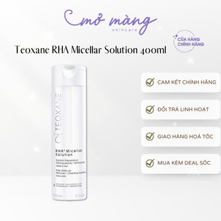 Nước tẩy trang Teoxane RHA Micellar Solution 3 trong 1 làm sạch sâu, dịu nhẹ 200ml, 400ml