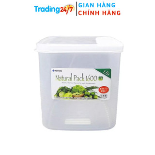 [Biên Hòa] Hộp thực phẩm vuông 1600ml Inomata NỘI ĐỊA NHẬT BẢN