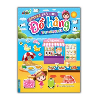 Sách - Sticker Trò chơi đồ hàng - Bé đi du lịch biển