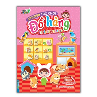 Sách - Sticker Trò chơi đồ hàng - Bé đến tiệm thú cưng