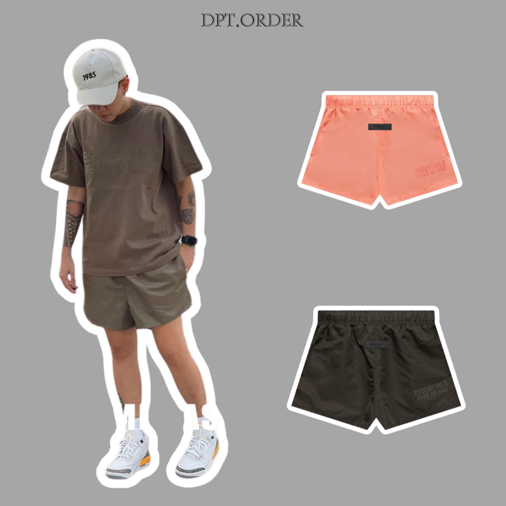 (Best Quality) Quần Fear Of God Essentials Nylon Running Shorts Hàng Cao Cấp