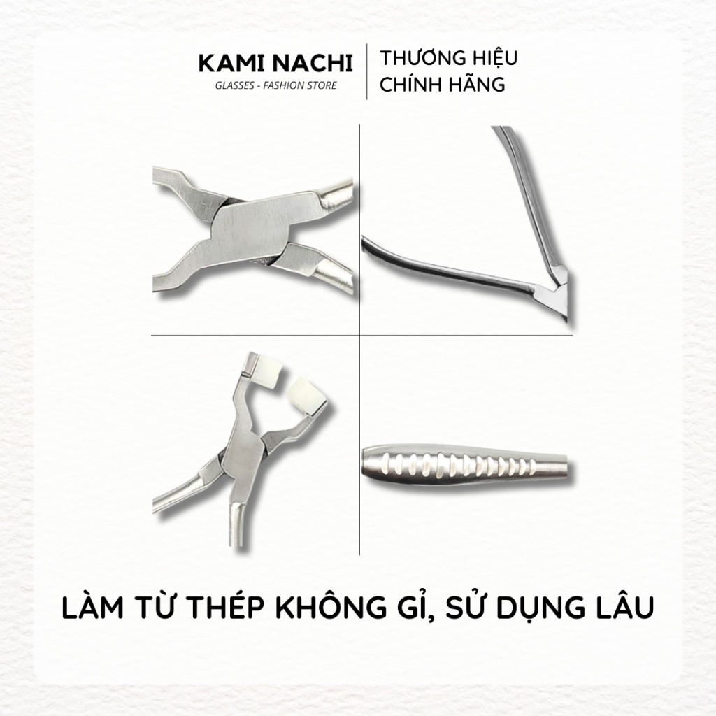 Kềm chữ U chuyên dụng dùng để uốn nắn chân kính KAMI NACHI