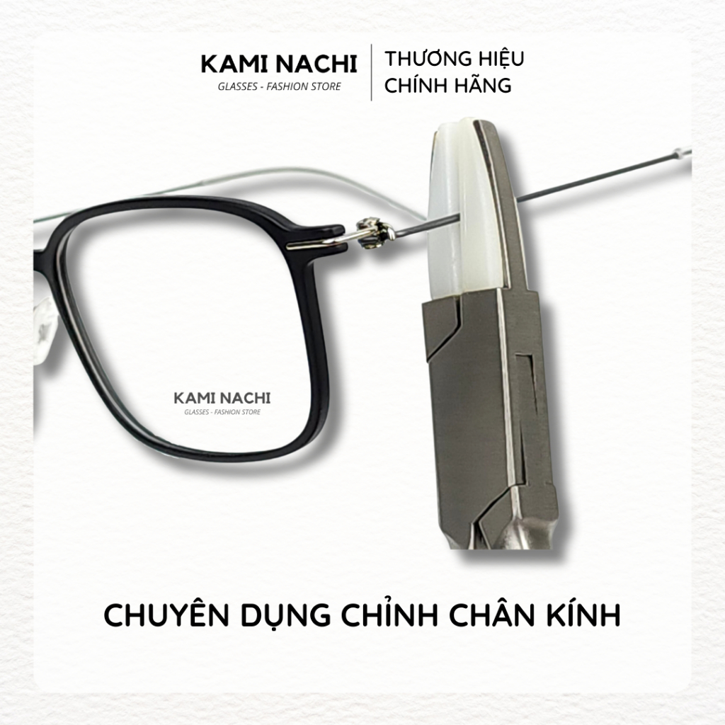 Kềm mũi nhọn có 2 đầu nhựa chuyên dụng chỉnh chân kính KAMI NACHI