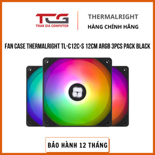 Fan case máy tính thermalright tl-c12c-s black/white bảo hành 12 tháng