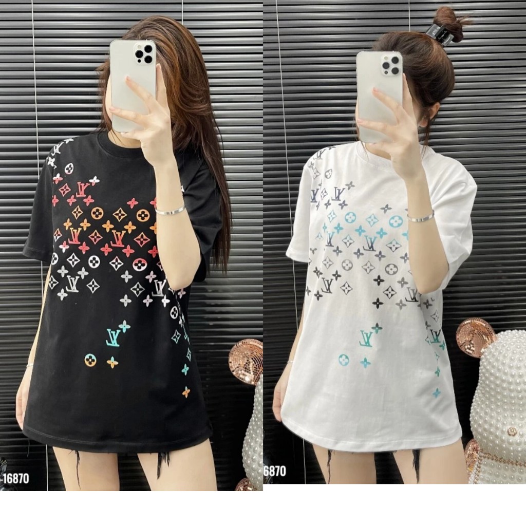 Áo thun nam cổ tròn chữ nổi áo phông nam dập vân co giãn