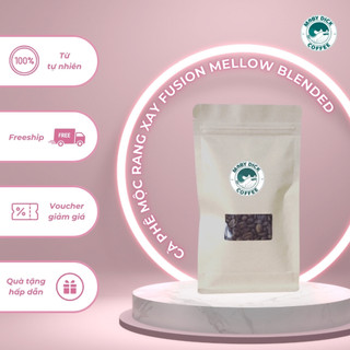 Cà phê mộc rang xay nguyên chất 100% Fusion Mellow Blended tỉ lệ Arabica/Robusta Pha Phin, Pha Máy, Cold Brew đậm đà