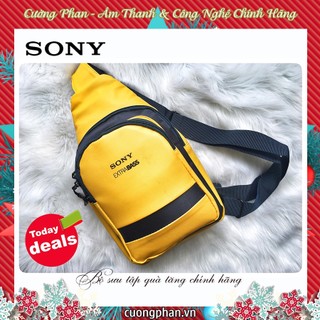 Túi Chéo Vai Sony Extra Bass Màu Vàng - Bộ Sưu Tập Quà Tặng Từ Sony - Hàng Chính Hãng