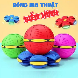 Bóng ma thuật biến hình thành đĩa bay UFO, bóng ma thuật tự nảy có đèn phát sáng cho bé