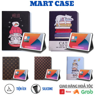 Ốp ipad Silicon Mèo ngủ cute Air 1-2-3-4-5-6/Gen 5-6-7-8-9-10/Pro 11-10.5...MART CASE