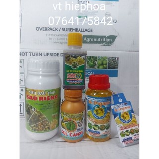 Bộ 3 siêu đậu trái sầu riêng kết hợp chống sốc