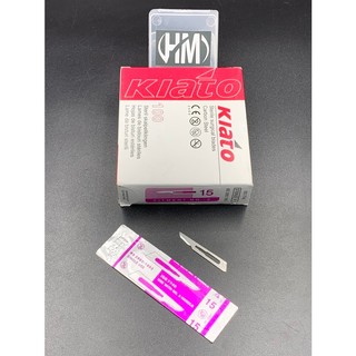 Hộp 100 lưỡi dao kiato số 15