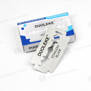  Hộp 100 lưỡi dao lam mỏng DUOLEKE 