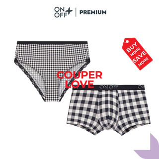 Quần lót cặp đôi couper love micorfiber mềm mịn thoáng mát ONOFF 16UQ23A005 18UO23A033