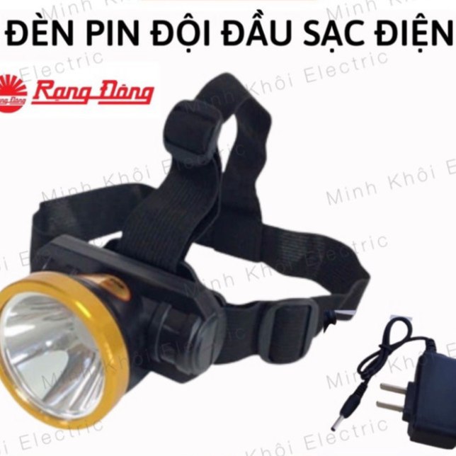 Đèn Pin Đội Đầu Siêu Sáng Sạc Điện Rạng Đông, đèn pin đội đầu sạc điện pin trâu, den doi dau pin trâ