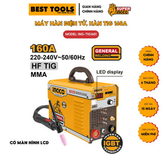 Máy hàn điện tử, hàn tig 160a ing-tig1601